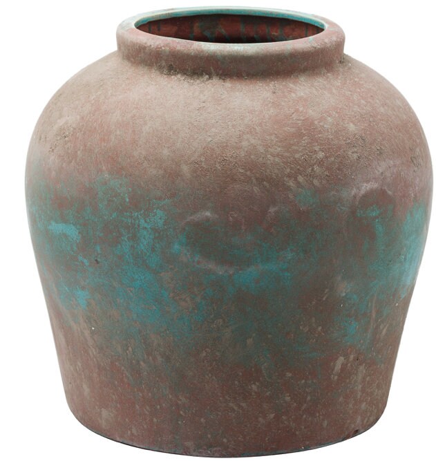 Beautiful Ceramic Large Antique Look Vase Etsy