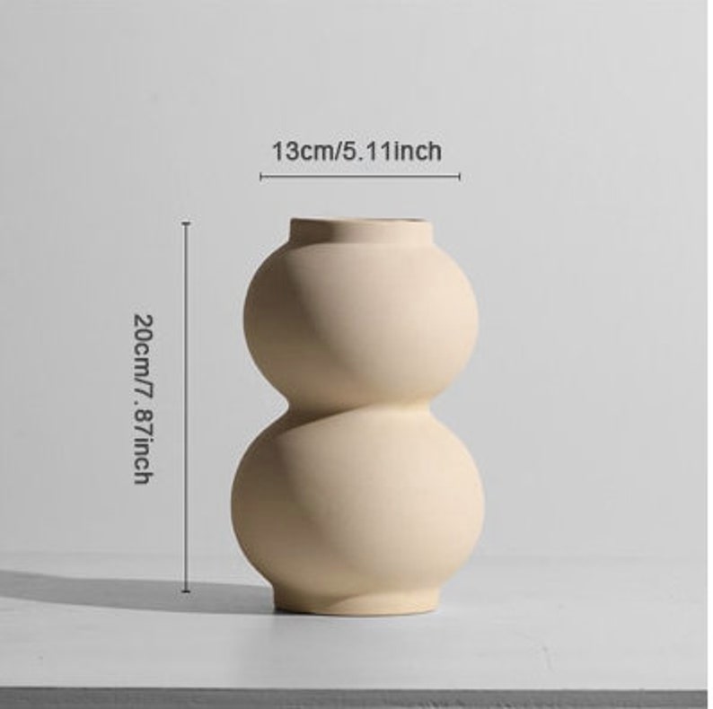 Beautiful Nordic minimalist ceramic vases