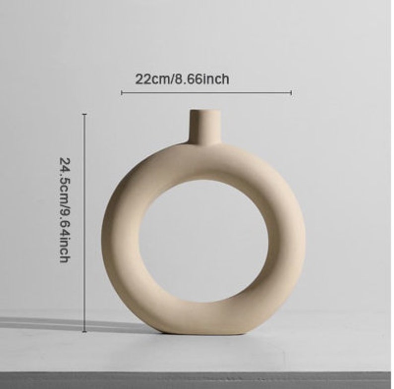 Beautiful Nordic minimalist ceramic vases