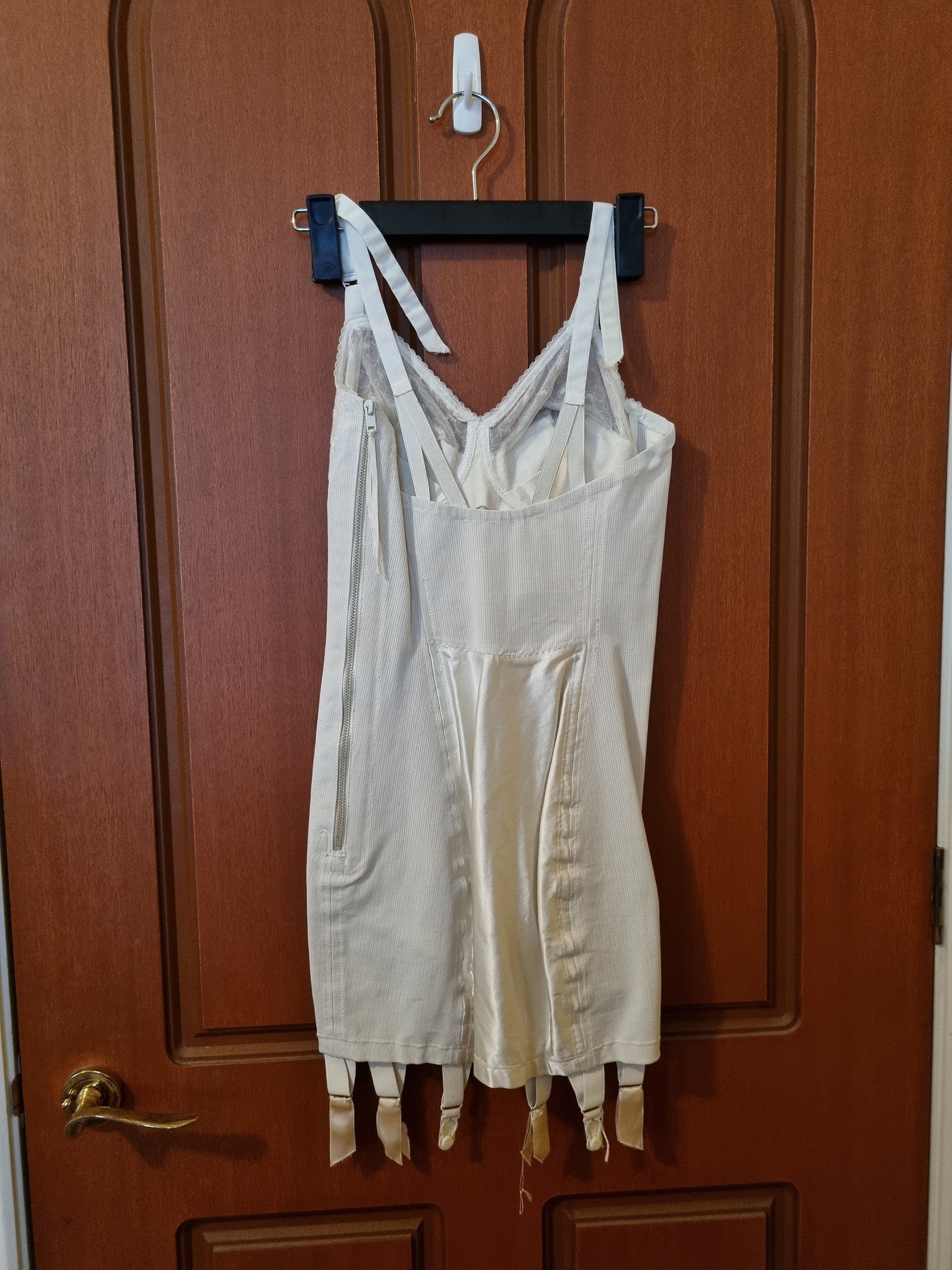 Vintage Berlei White Full Body Girdle Etsy