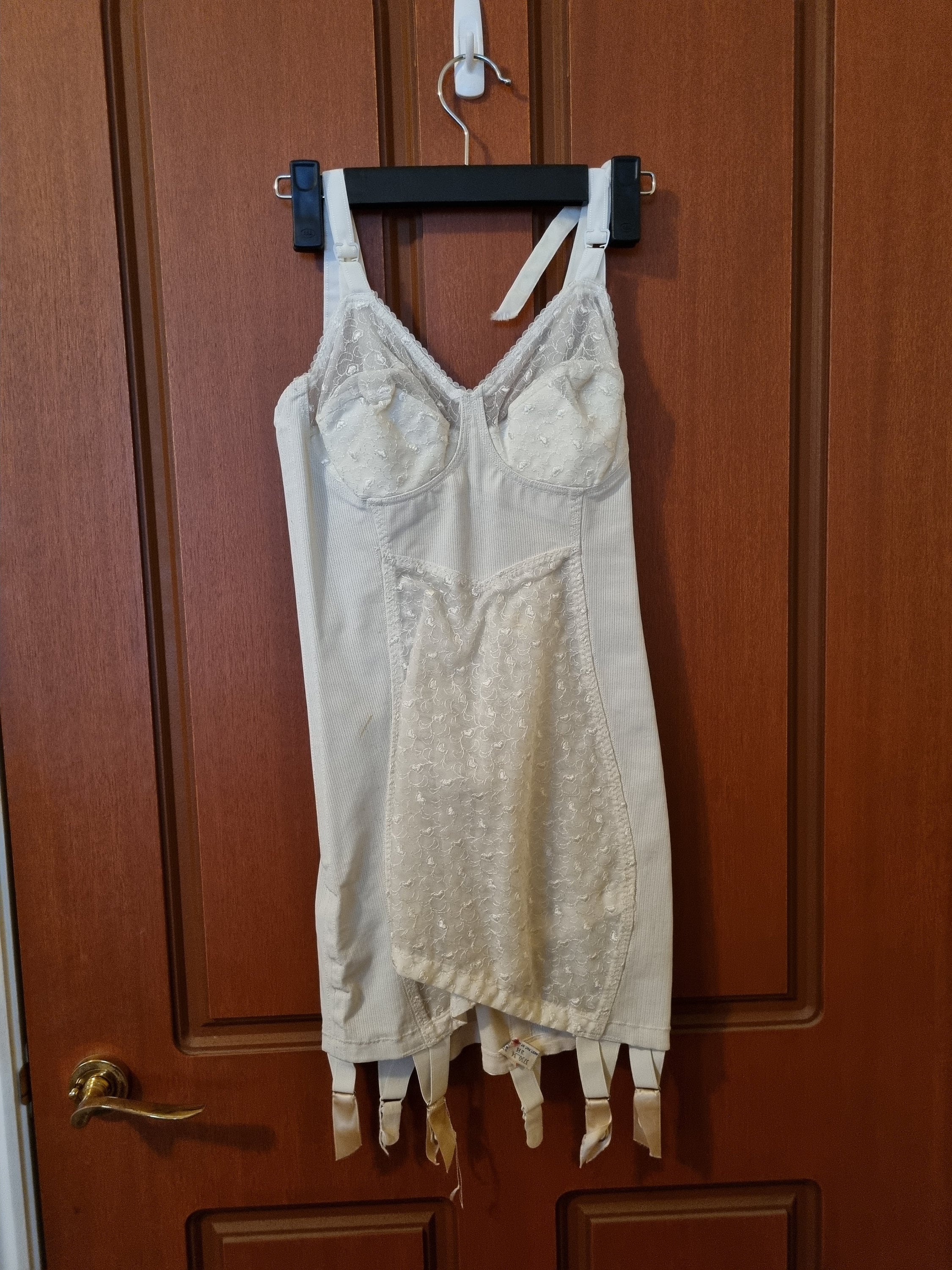Vintage Berlei White Full Body Girdle Etsy