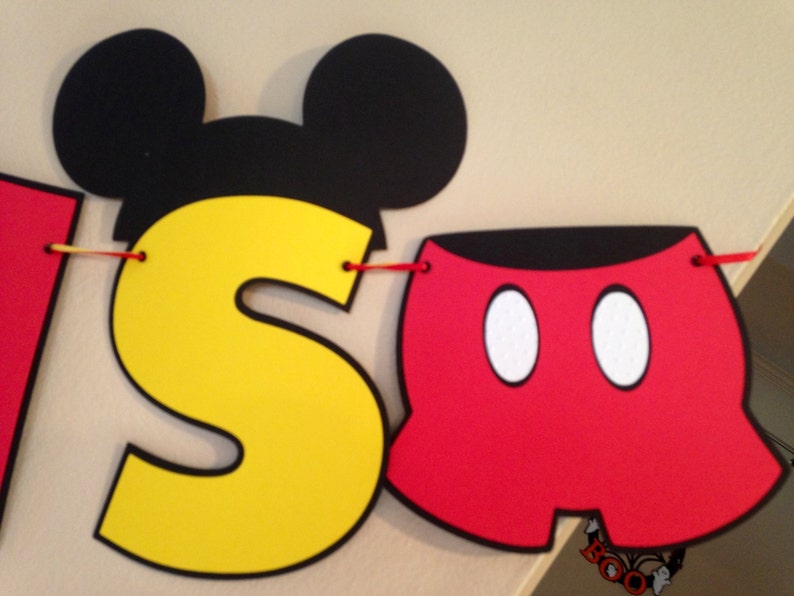 Mickey Mouse Congratulations 1pc Mickey Party Baby Shower Etsy