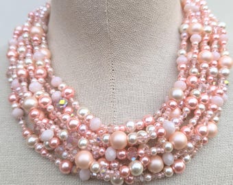ネックレス・ペンダント [KINDABABY] hematite pink pearl necklace il_340x270.6425405268_m9xs.jpg