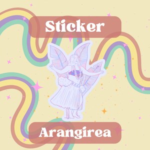Sticker Polynesische danser Arangirea