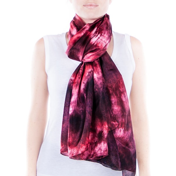 burgundy wool shawl