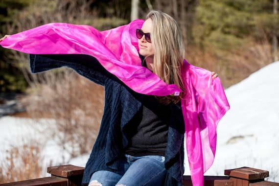 Oversized Pink Scarf