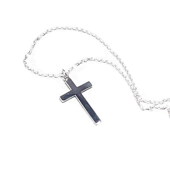 925 Sterling Silver Cross Pendant with Semi Precious So Chic Jewels