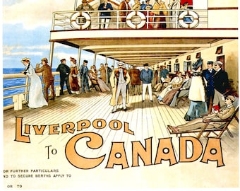 Rompecabezas de madera prémium para adultos / Rompecabezas de madera para adultos / Rompecabezas póster / Rompecabezas de madera de calidad / De Liverpool a Canadá