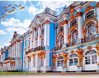 Wooden Jigsaw Puzzle For Adults / Custom Wood Puzzle / Jigsaw Puzzle 1000 / Welcome In Saint Peterburg Wooden JIgsaw Puzzle / Mrgogo Puzzles