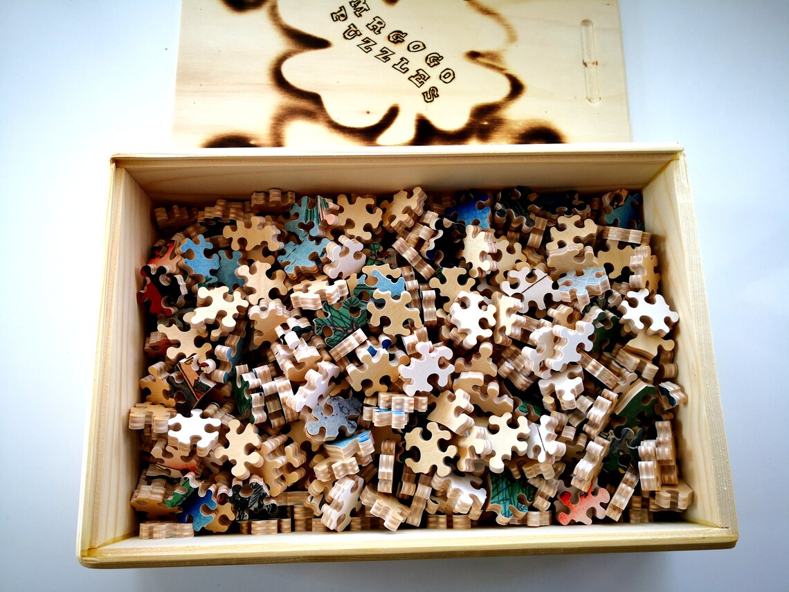 Custom Made Puzzle Wood Jigsaw Puzzle for Adults Etsy