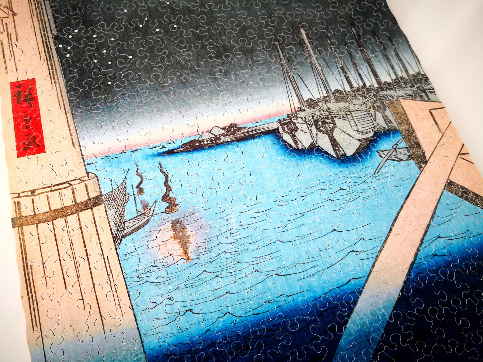 Japanese Art Jigsaw Puzzle Japanese Painting Wooden Puzzle Etsy Israel