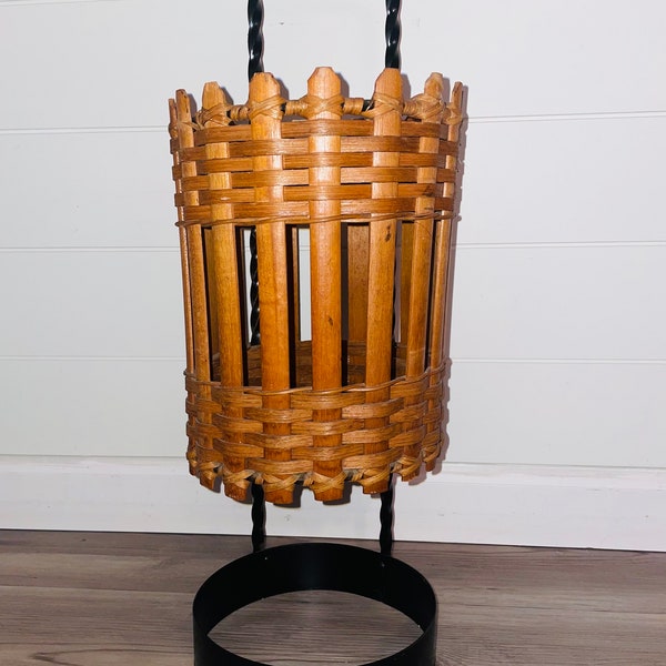 Wicker Umbrella Stand Etsy