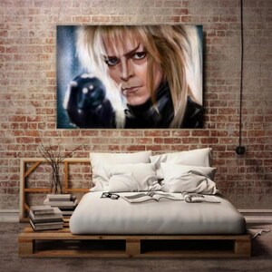 Labyrinth poster David Bowie print David Bowie wall art, Labyrinth art, Jareth, Labyrinth wall art, original artwork image 3