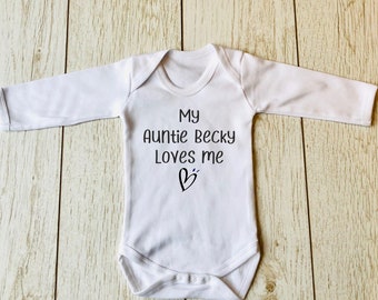 my aunties love me baby grow