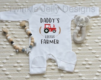 Daddy's little farmer bodysuit