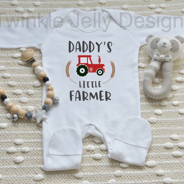 Daddy's little farmer bodysuit