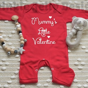 Mummy&#39;s little Valentine -  sleepsuit - bodysuit