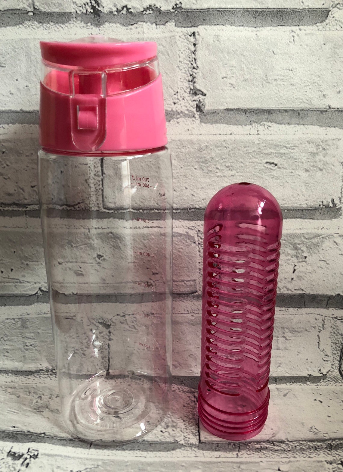 Personalised Water Bottle 700ml Flip Top No Straw Etsy