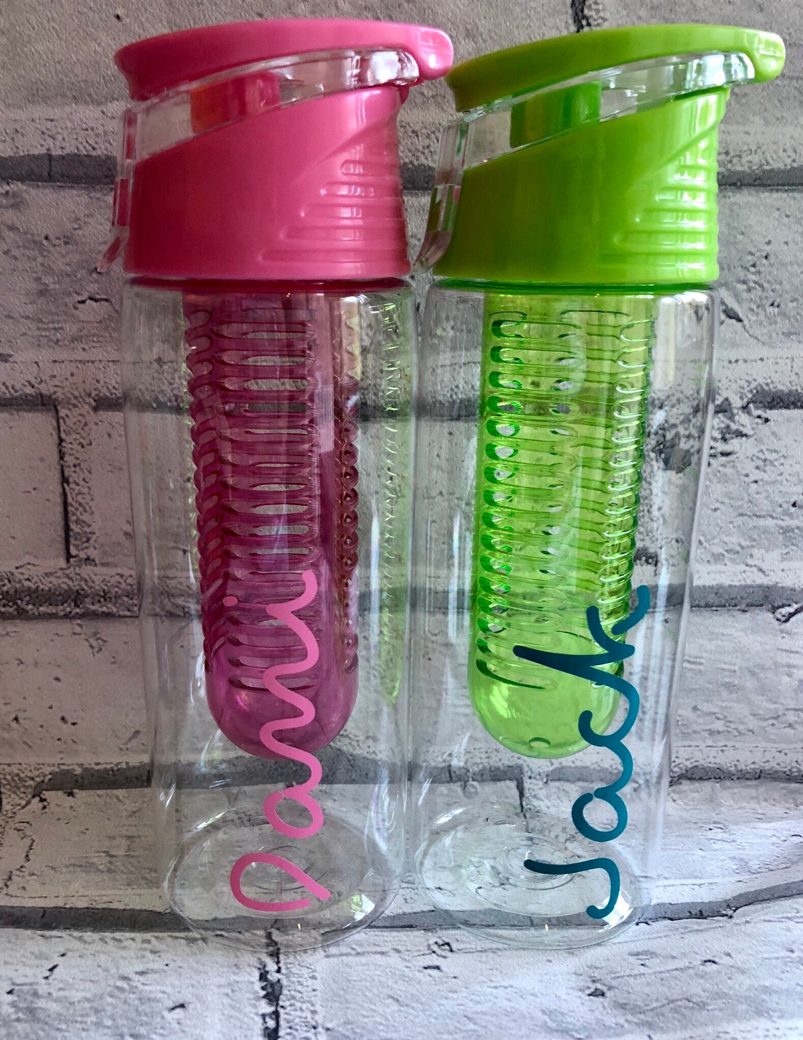 Personalised Water Bottle 700ml Flip Top No Straw Etsy