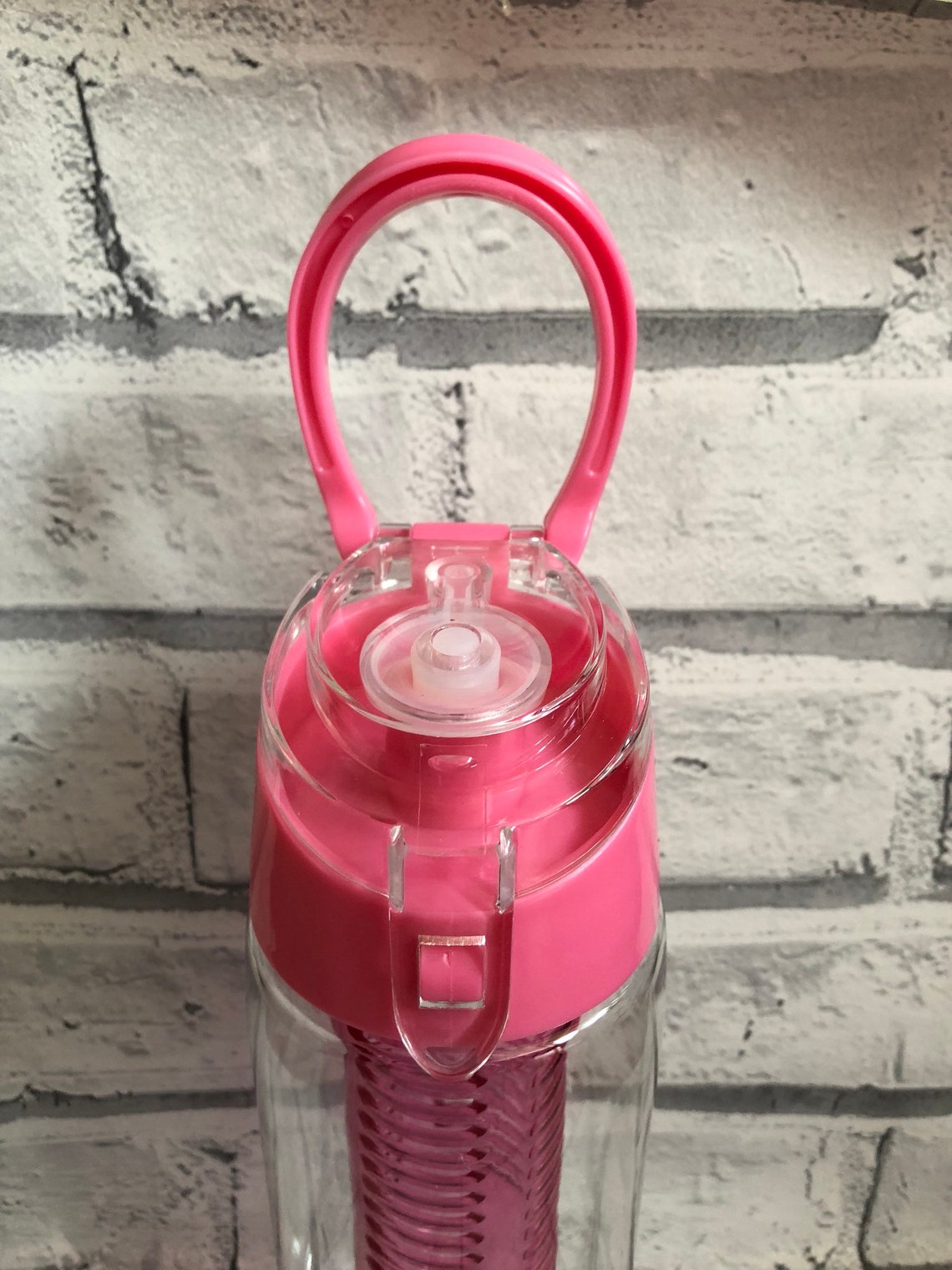 Personalised Water Bottle 700ml Flip Top No Straw Etsy