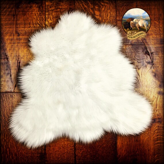Gy Off White Faux Fur Sheepskin Bear Skin Rug - Faux Bear Skin Rug White Gy Off White Faux Fur Sheepskin Bear Skin Rug - Faux Bear Skin Rug White