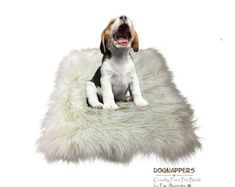 Shaggy Faux Fur Area Throw Rug - Fake Sheepskin Shag - Pelt Rug - Rectangle - Area Carpet - Soft Shag- Plush - Designer Decor
