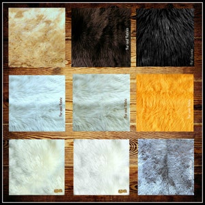 Fur Accents Premium Shag Faux Fur Area Rug Sheepskin Toss Rug Soft Shaggy Shag Accent Throw Carpet Rectangle image 4