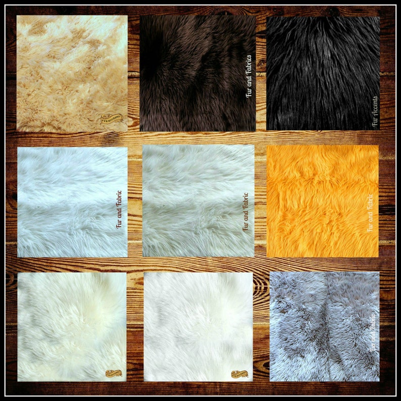 Fur Accents Premium Shag Faux Fur Area Rug Sheepskin Toss Rug Soft Shaggy Shag Accent Throw Carpet Rectangle image 4