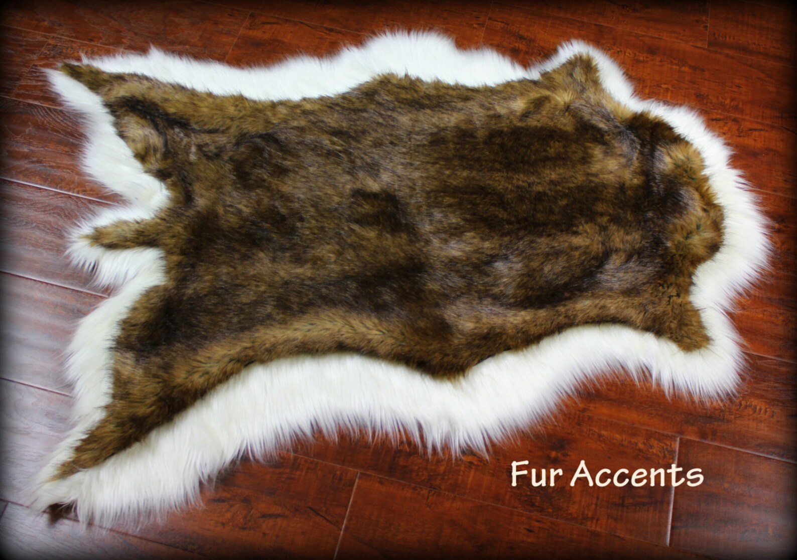 Fur Accents Classic Deer Skin Pelt Rug Premium Faux Fur Etsy Canada
