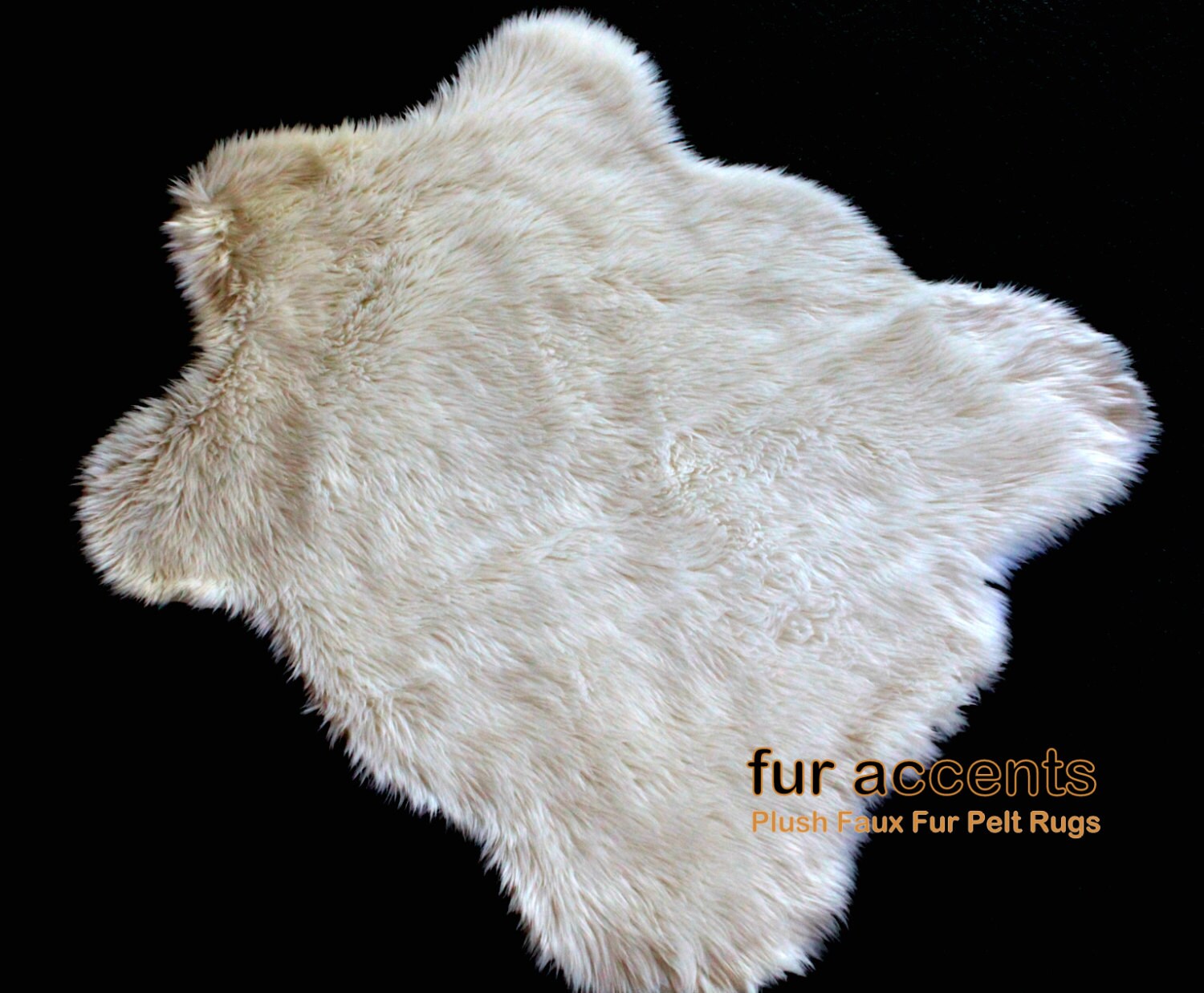 Classic Faux Fur Bear Rug Plush Soft Shaggy Area Carpet Etsy Hong Kong
