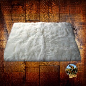 Fur Accents Premium Shag Faux Fur Area Rug Sheepskin Toss Rug Soft Shaggy Shag Accent Throw Carpet Rectangle image 3