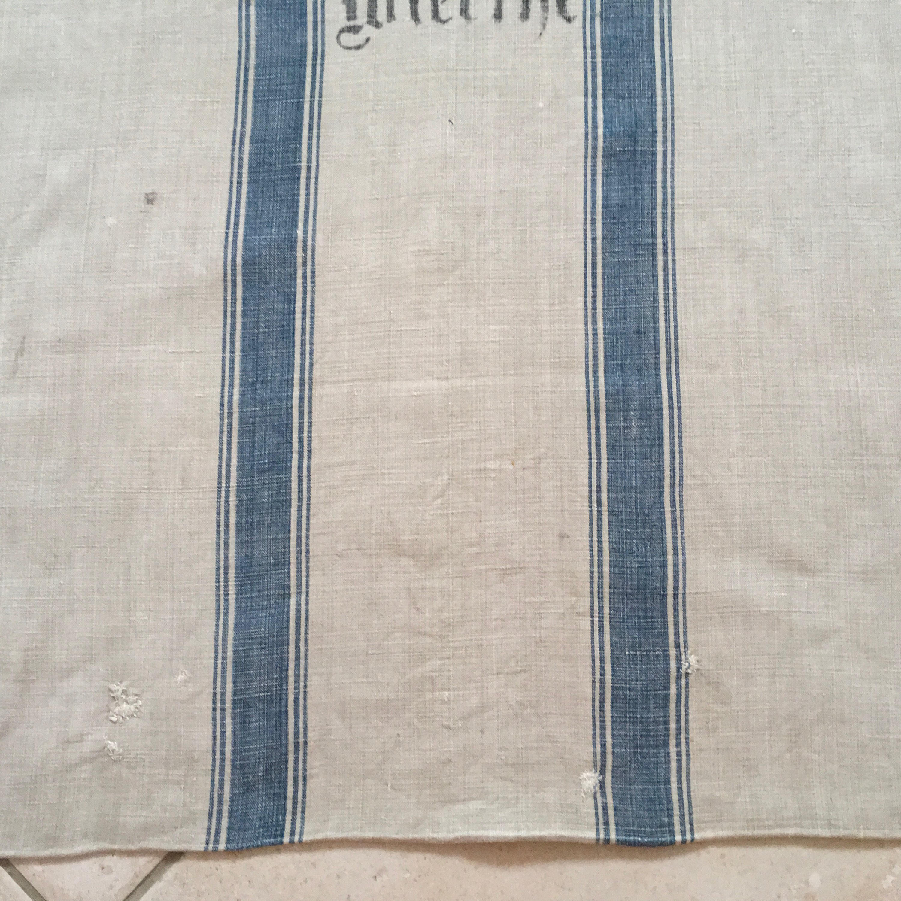 NS1541 German Vintage Linen Grain Sack Fabric