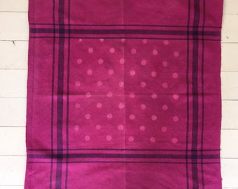 Pink Polka Dot Hand Dyed Fine Linen Napkins DLN2201