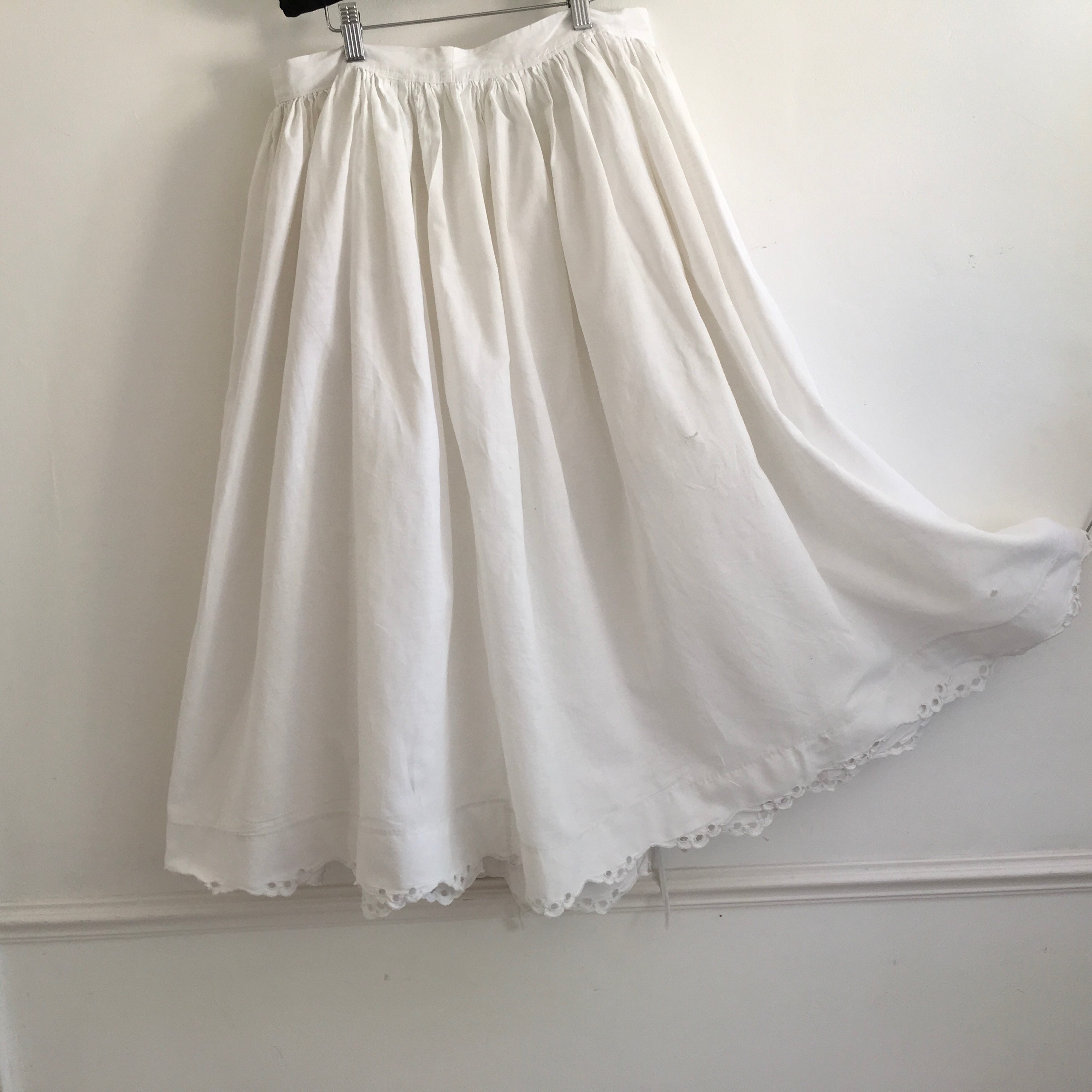 white traditional skirt