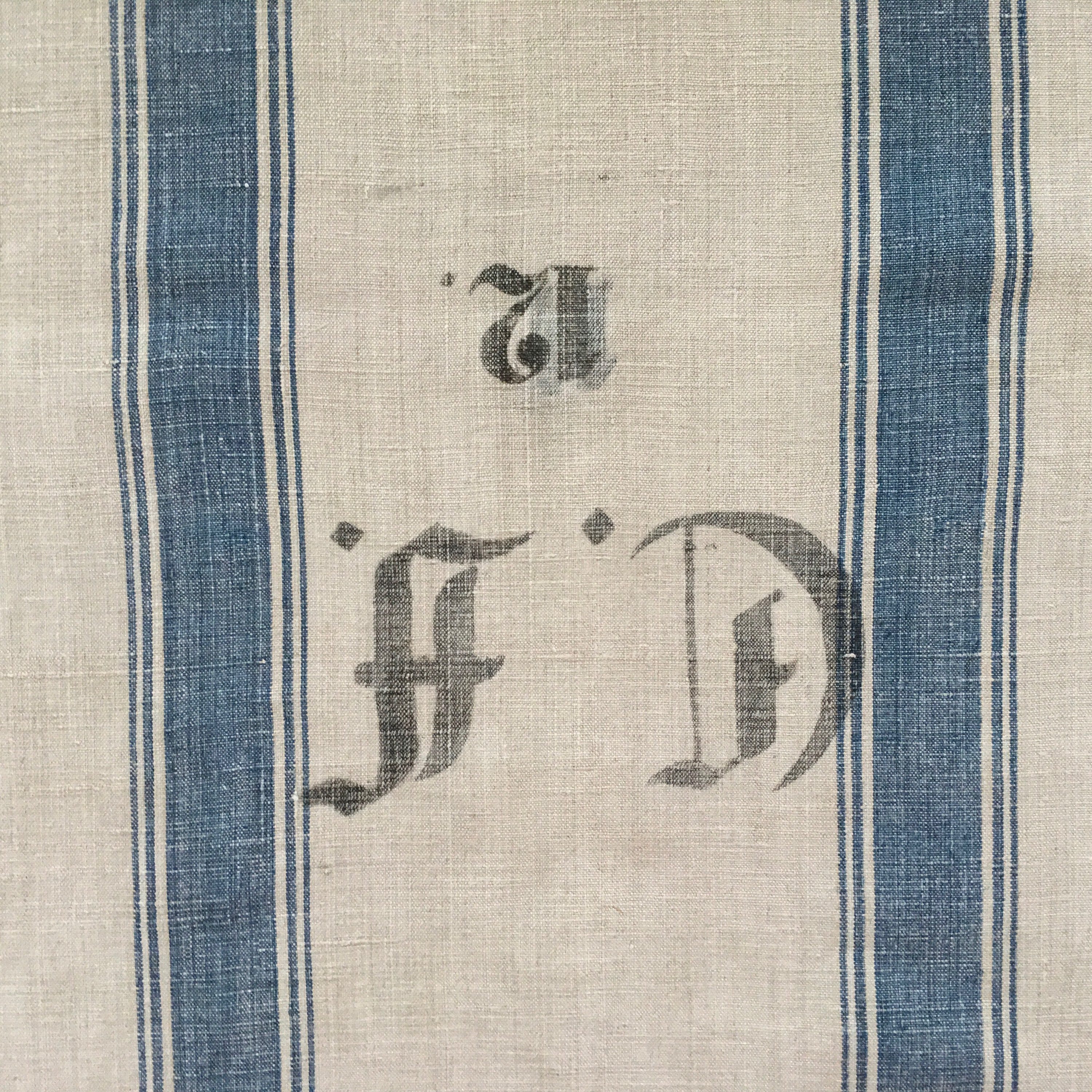 NS1541 German Vintage Linen Grain Sack Fabric