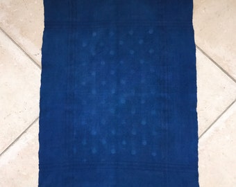 Indigo Dyed Tea Towel Linen DTT2002