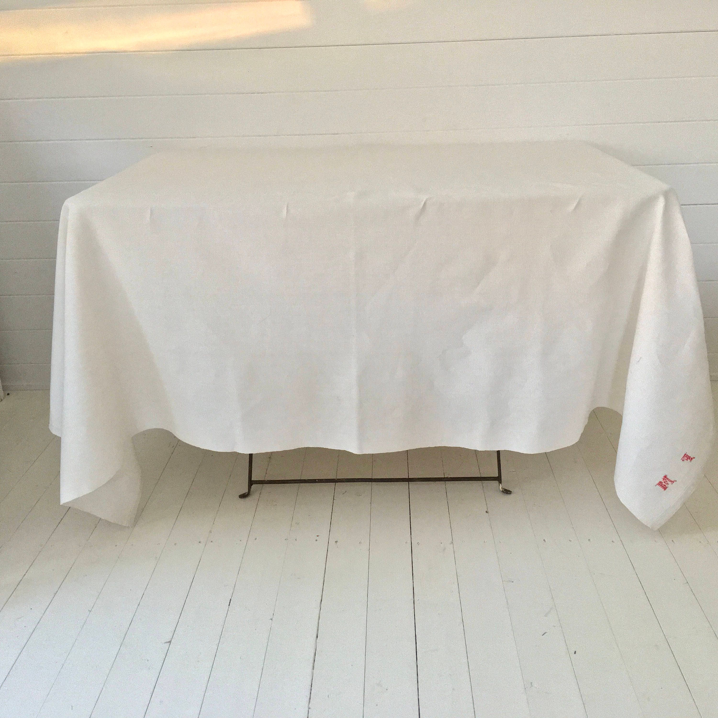 Cream Tablecloth /Sheet Linen
