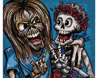 Eddie & Bertha at Nassau Coliseum POSTER