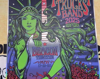 Tedeschi Trucks Band (Foil Variant) - OFFICIAL REONEGRO Licensed Concert Poster: Date May 17, 19 & 20 2025 Beacon Theatre NYC