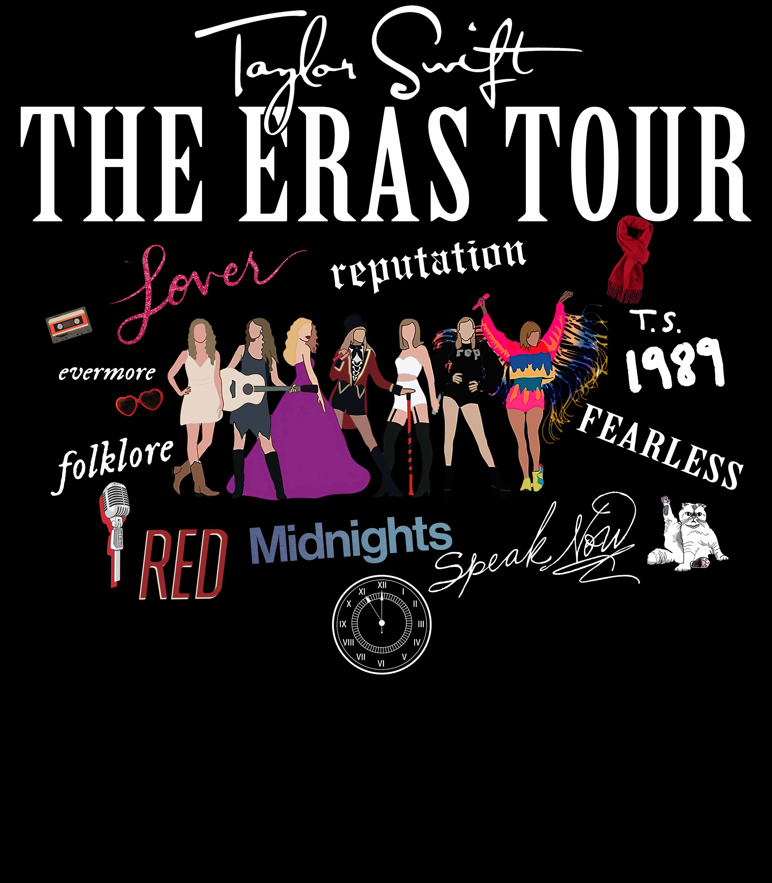 The Eras Tour Png Taylor Swift Eras Tour the Eras Tour Png Etsy Ireland