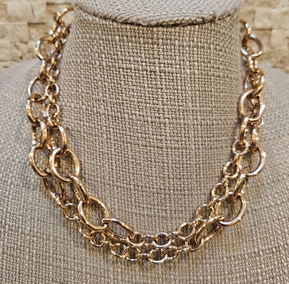 Vintage 36 inch Italian 14k Rose Gold Necklace