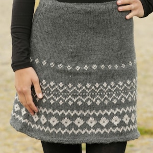 Nordic Knit Skirt - Etsy Canada
