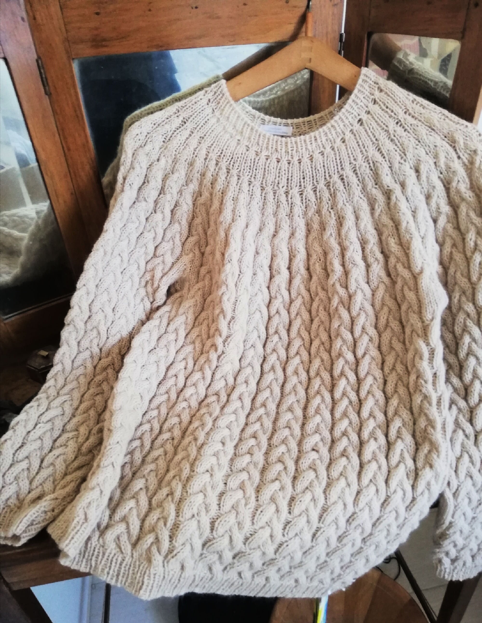 Custom Pure Cashmere Sweater, 7th Anniversary Gift for Him, Hand