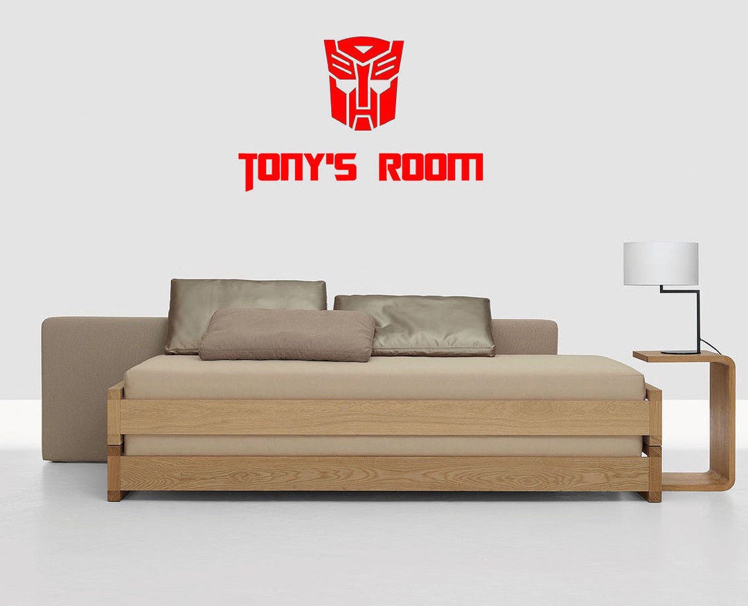 Personalised Transformers Autobot Logo Wall Art Sticker Decal Emblem ...