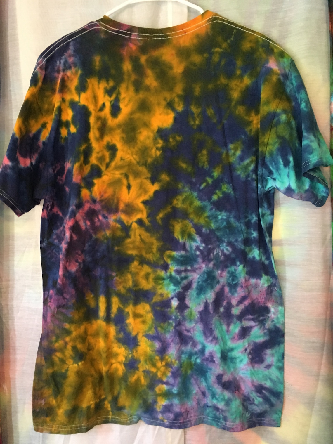 crinkle tie dye shirt