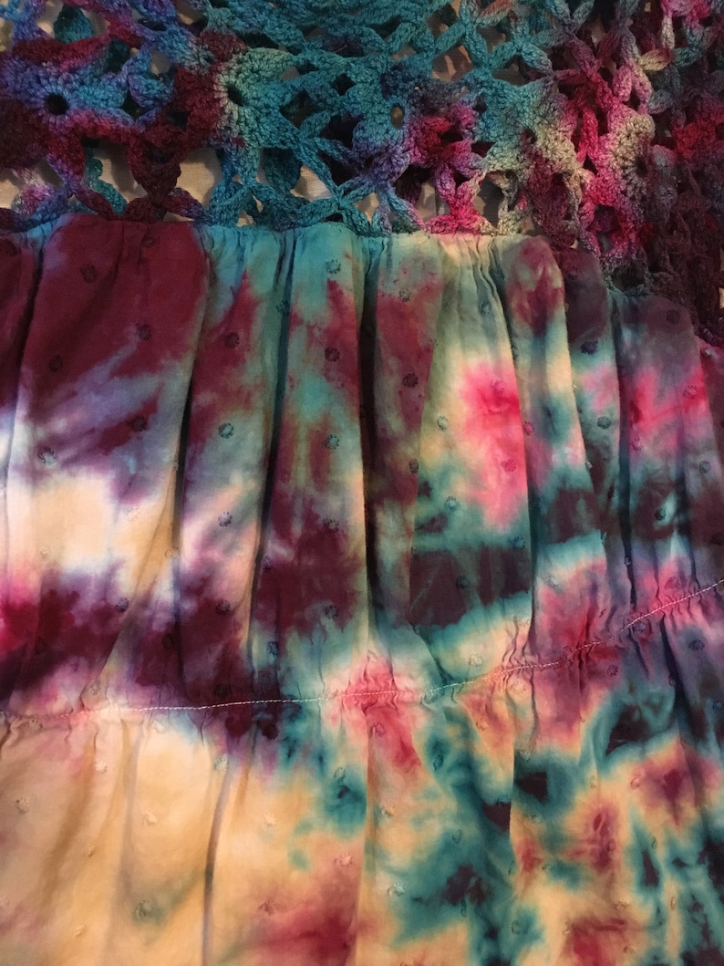 Tie Dyed Womens Blouse Tie Dyed Old Navy Blouse Womens Size M