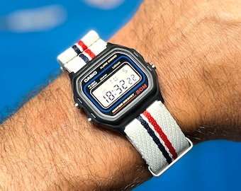 Modified Casio F91W digital watch: "A7L" – NASA Apollo edition