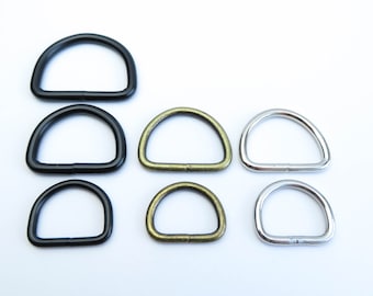 2'' 50mm 6 pcs Mid WD Welded Dee Rings for webbing strapping 2'' 50mm 6 pcs Mid WD Welded Dee Rings for webbing strapping
