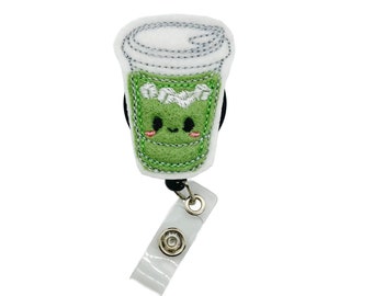 Carrete de insignias de Iced Matcha Latte