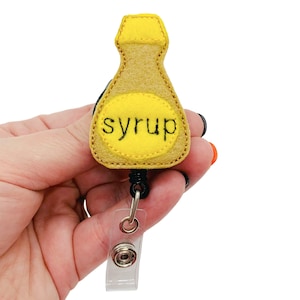 Syrup Badge Reel, Breakfast Badge Reel, Waitress Badge Reel, Waitress Gift, Cook Gifts, Brunch Badge Reel, Chef Gifts, Cute Badge Reel